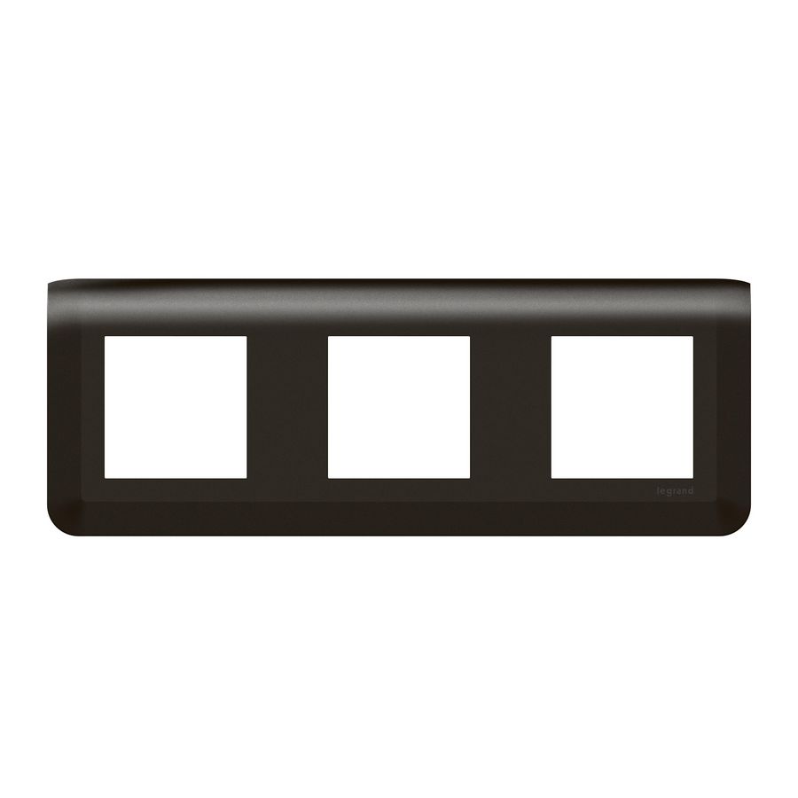 Afdekraam 3x2 modulen zwart 71 horizontaal Mosaic