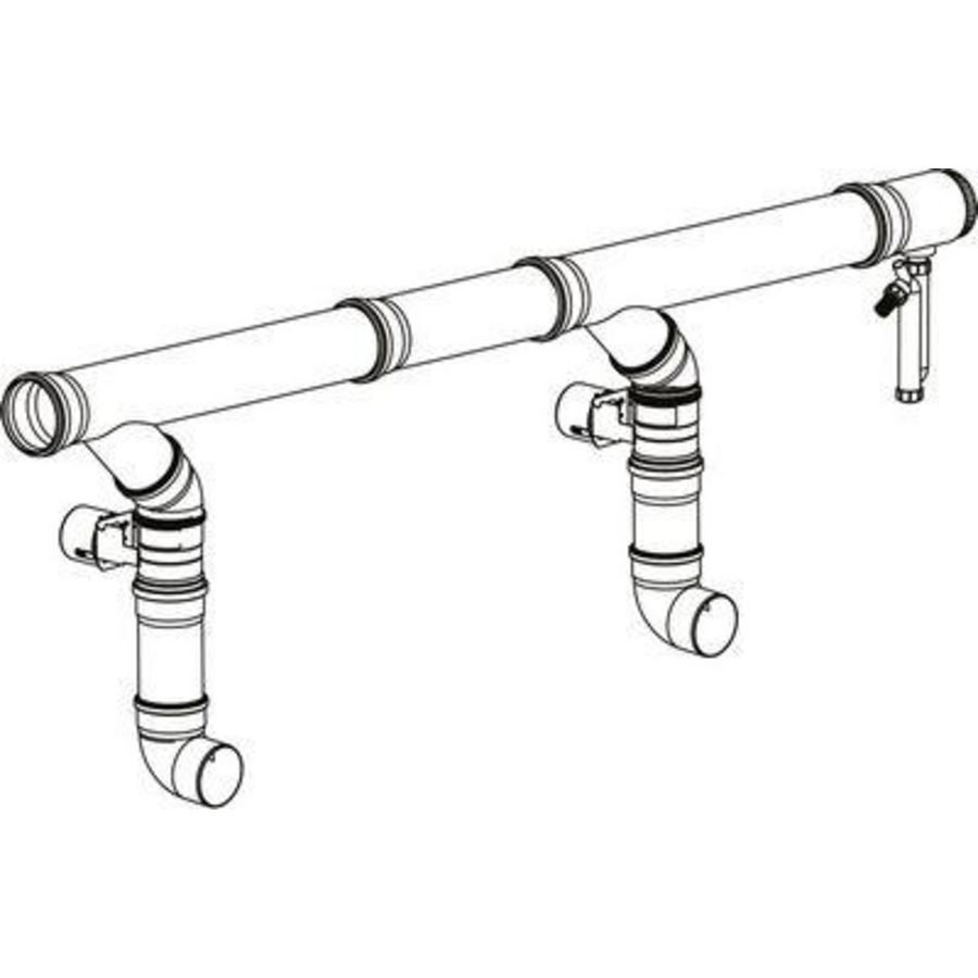 Basisset DN160 incl CO sensor 7736606499