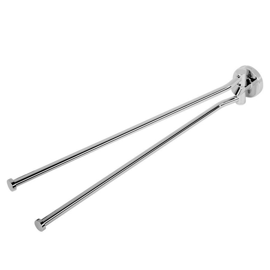 2-lids handdoekhouder chroom NEMOX