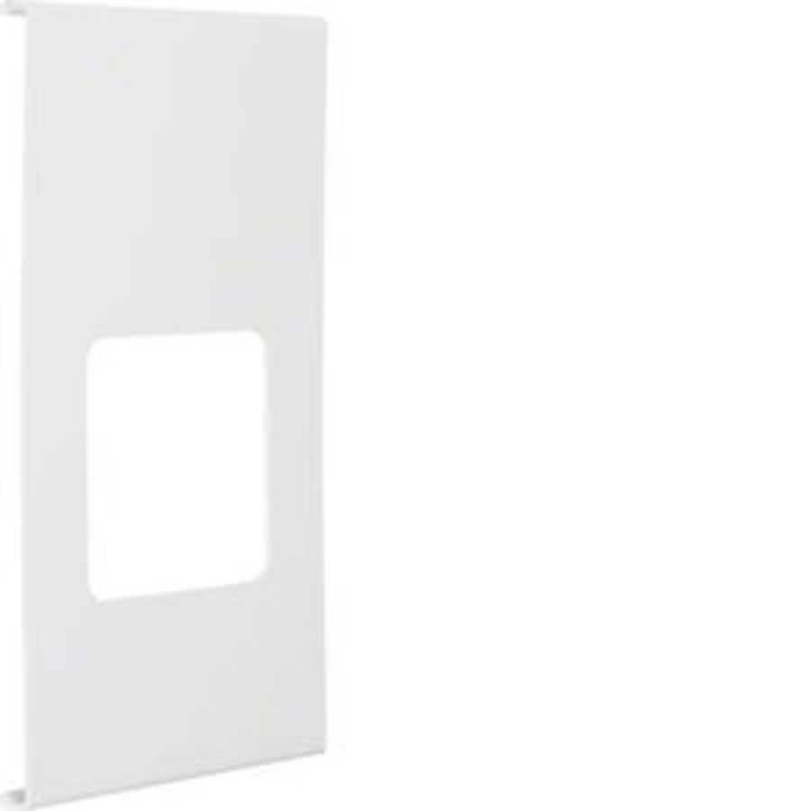 Afdekplaat voor goot 1-voudig FB 230mm breed verkeerswit