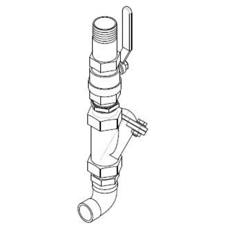 Discharge pipe MOG 1 1/2 cpl.