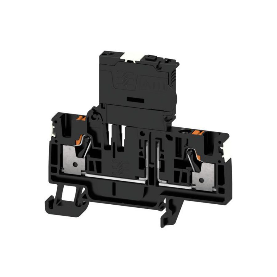 Zekeringsklem PUSH IN zw. 4mm2 6.3 A 150 V 2675280000 VVE=50