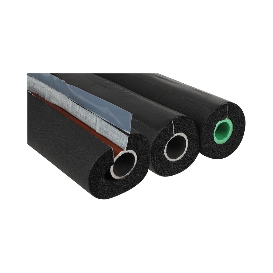 Lengte buisisolatie a 1mtr. zelfklevend Ø108mm NBR isolatiedikte 13mm VVE=8