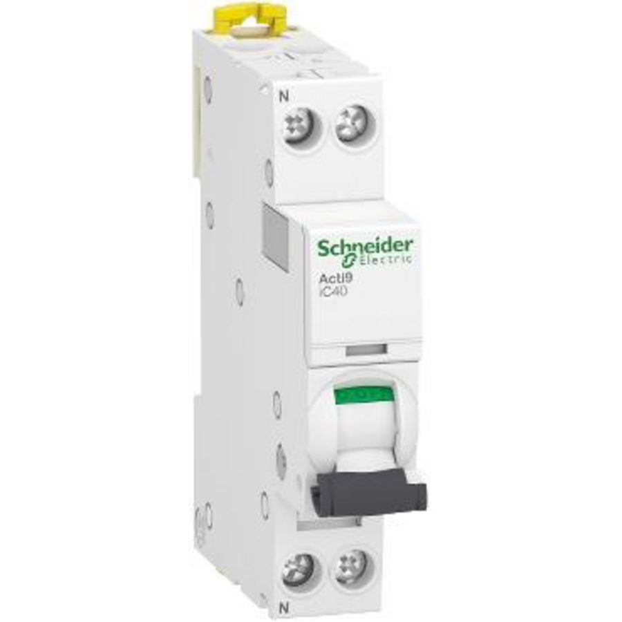 Installatieautomaat 1-polig + Nul 10A C-karakteristiek 450 Acti9 iC40