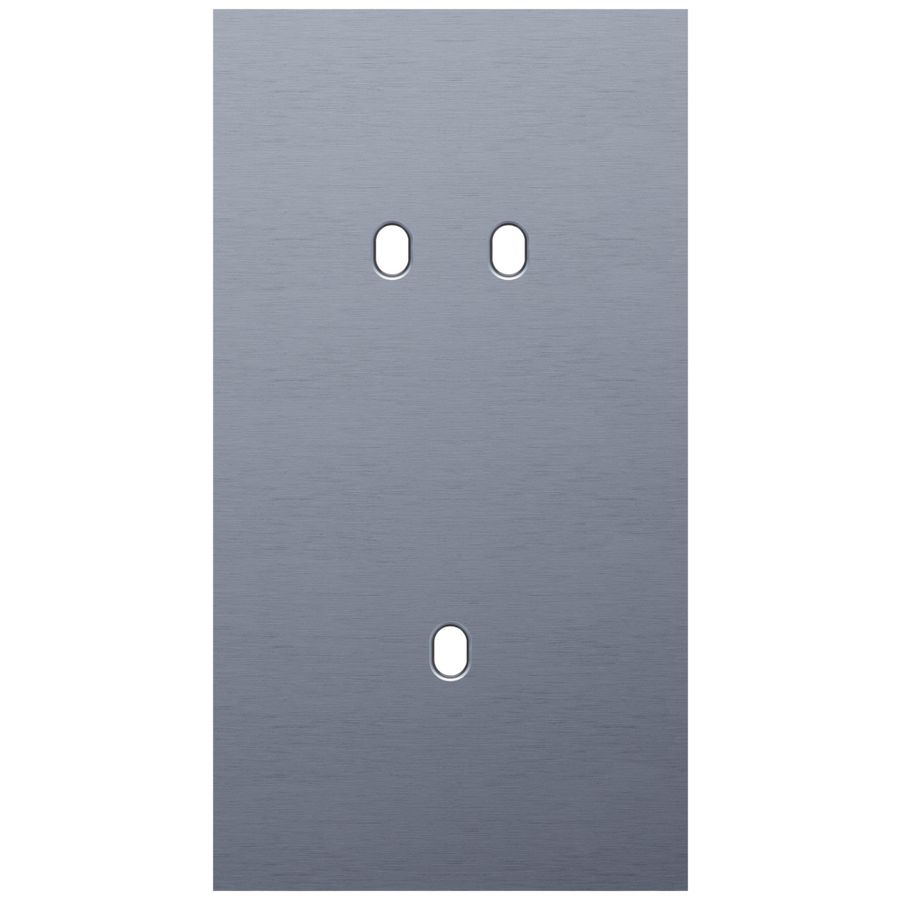 Tweevoudige afdekpl. verticaal 71mm centerafstand een tweevo