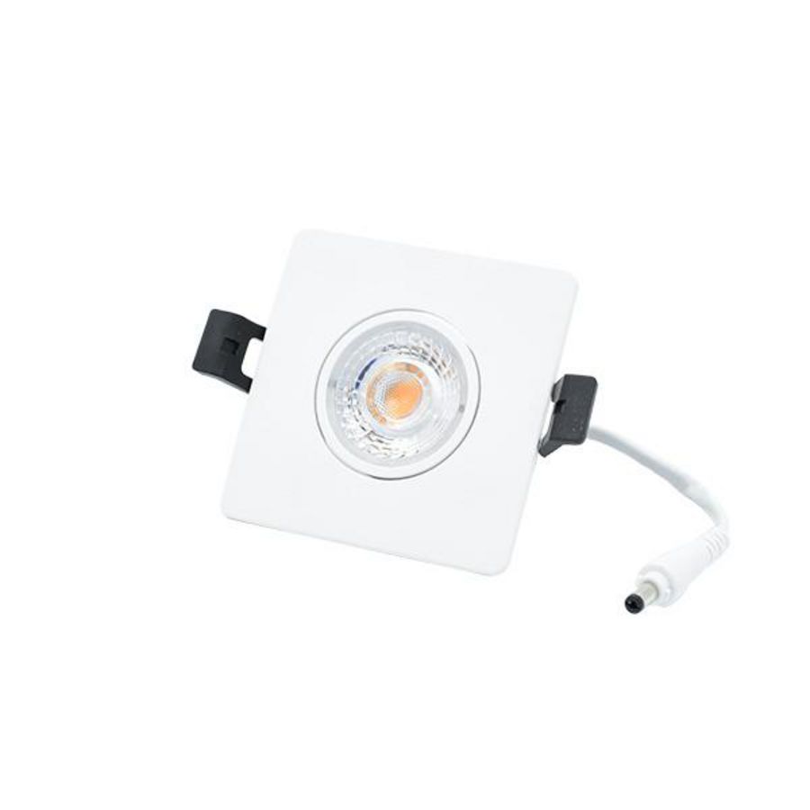 Spot camini 8W 81x81mm 2.700K wit kantelbaar dimbaar