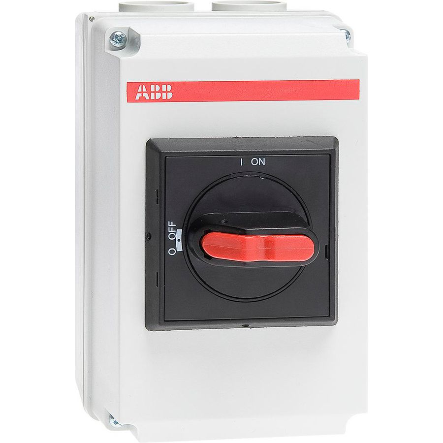 Lastscheider 2P DC 21 32 A/660VDC Zwarte knop