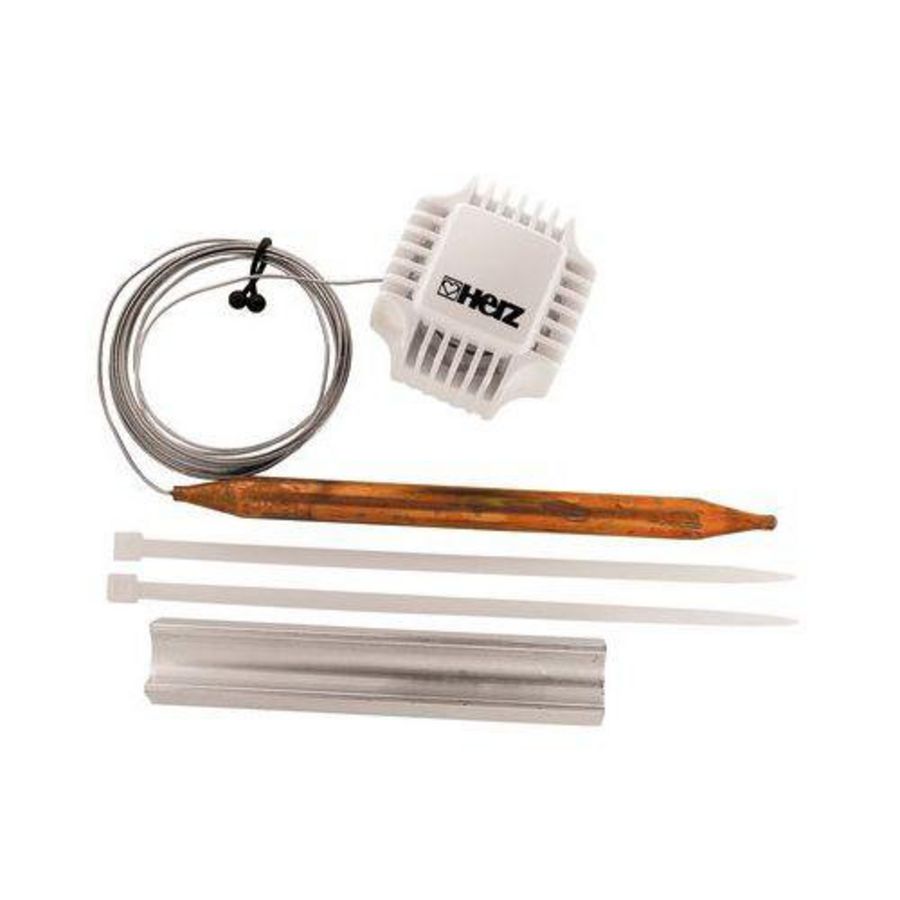 Thermost. regelelement+aanleg M28x1,5 20-50gr. cap.2m VVE=10