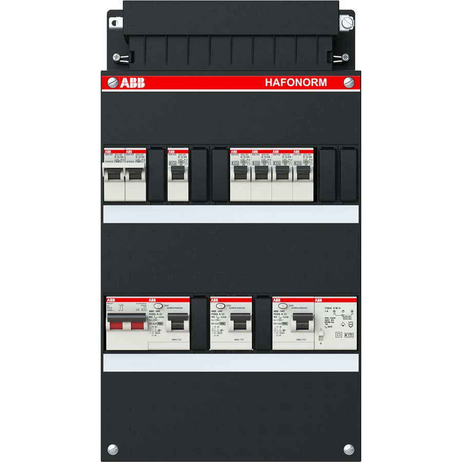 Installatiekast 5x achter 3x 30mA + FT + HS 1-f