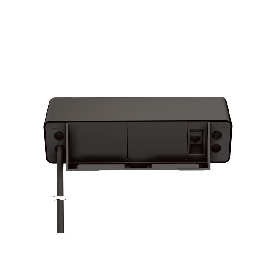 Bureaublok zwart -2WCD+USB A+C+RJ45