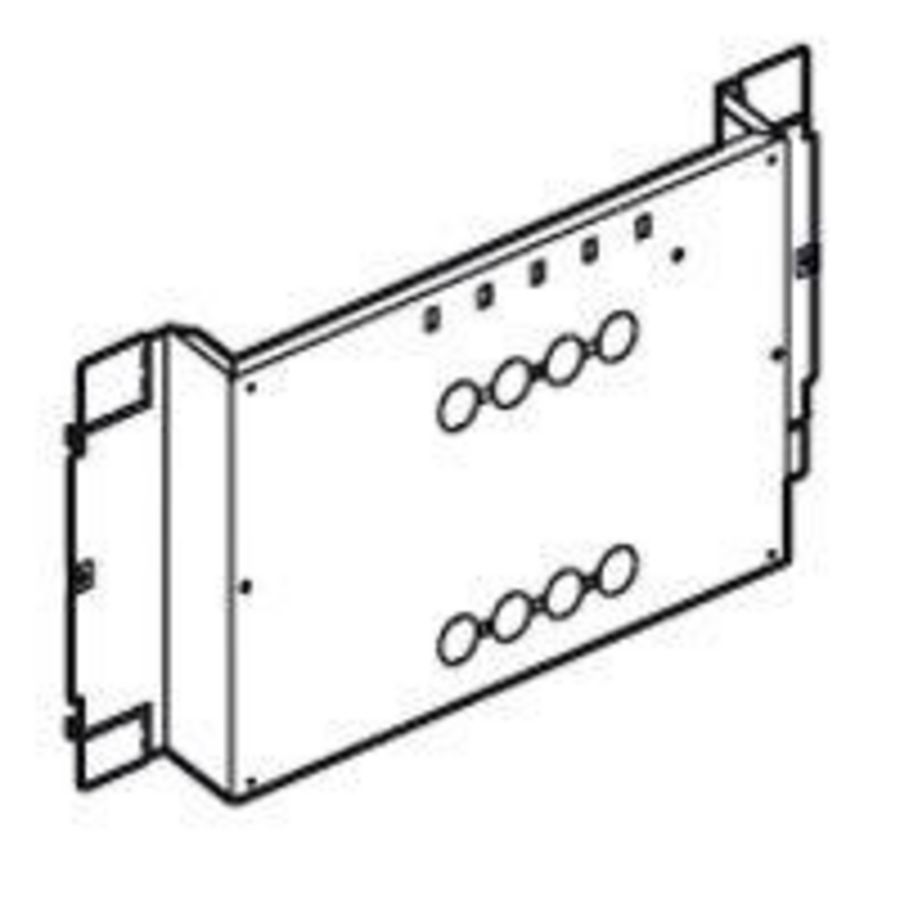 Montageplaat voor 2xDPX IS250 36 modulen XL3