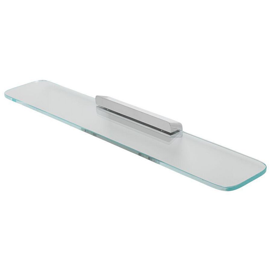 Planchet 600mm chroom met transparant glas SHIFT