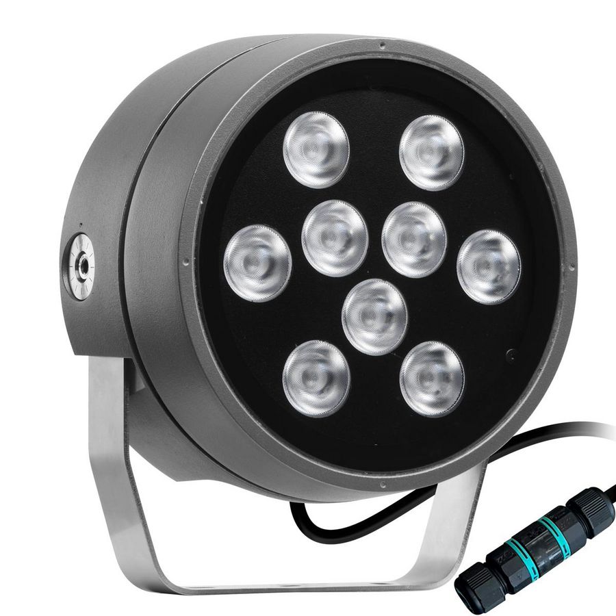 LED-Schijnwerpers 4000K 42W RGBW cirkelvormige gemiddelde Op