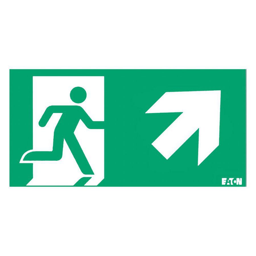 Inlegpictogram CrystalWay 20m ISO AE pijl rechts omhoog