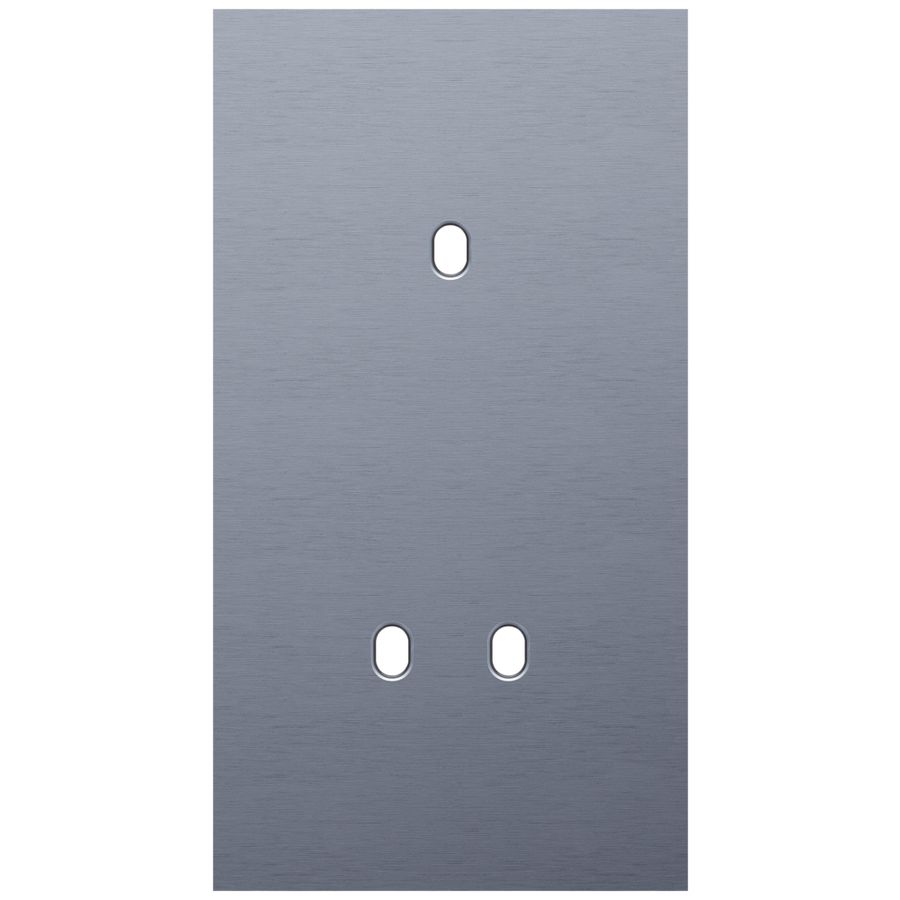 Tweevoudige afdekpl. verticaal 71mm centerafstand een enkelv