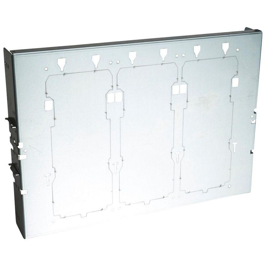 Montageplaat 3x DPX3 160-250 24 modulen H400mm XL3 4000