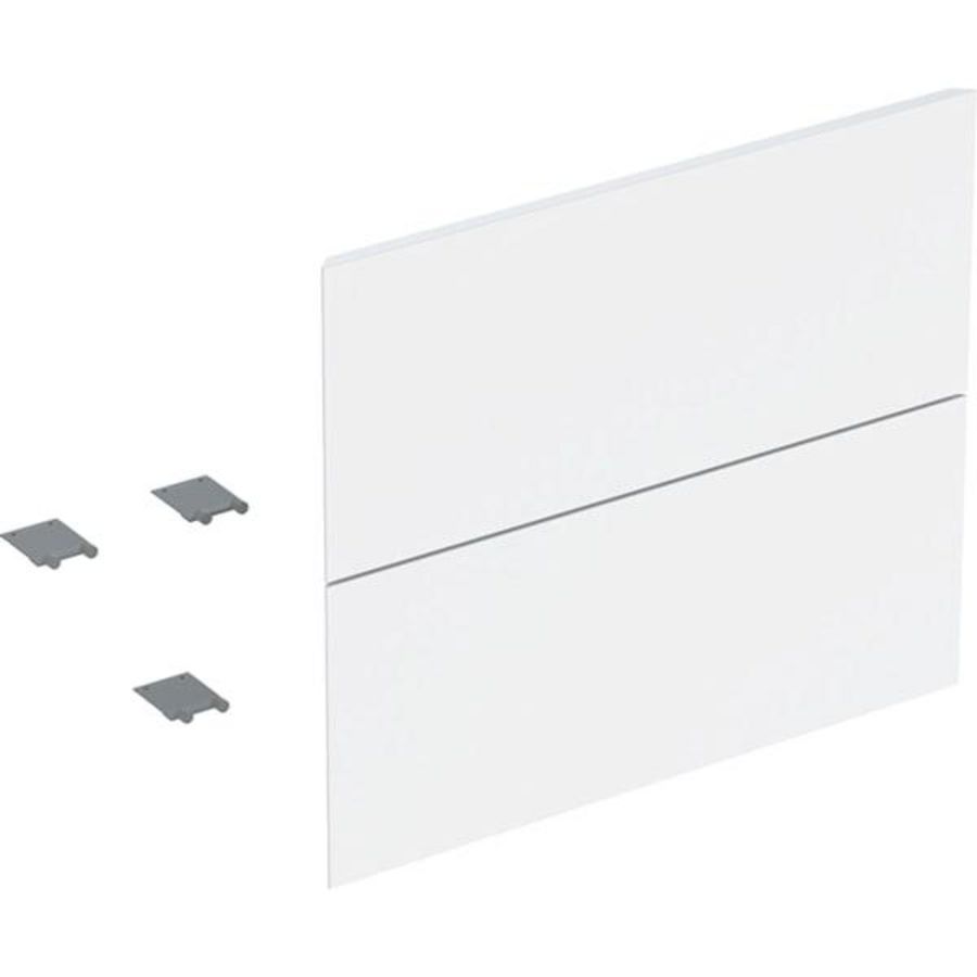 ONE ondrkst wstfl twee schfladen B60cm Wit/glkt hggl