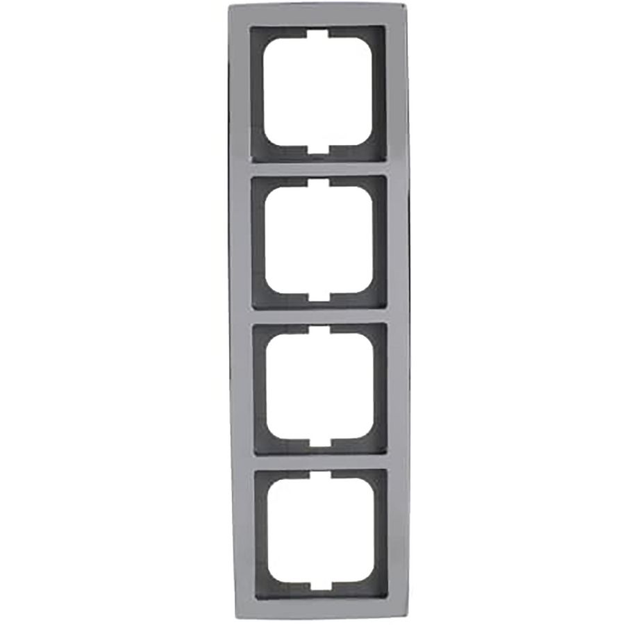 Afdekraam 4v s-chroom glans (1724-80G)