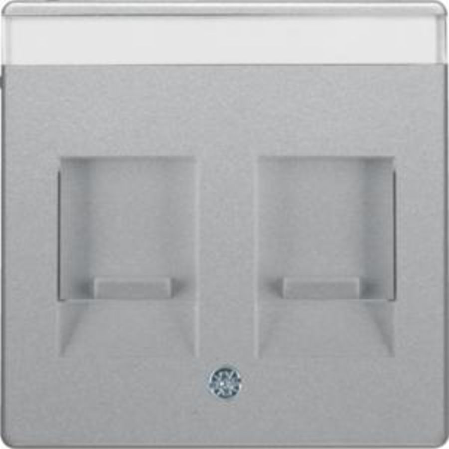 Centraaldoos RJ-datacontactd. 2v berker Q.1/Q.3/Q.7 alulook