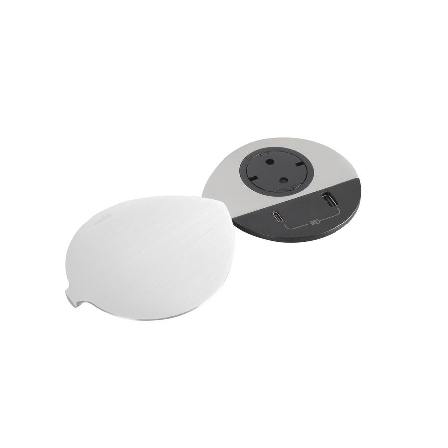 Deksel ALU+ USB + Wieland GST18 Disq80