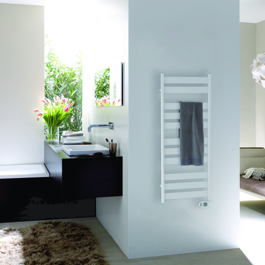 Elektrische handdoekradiator ZETA wit 800x500mm 300W