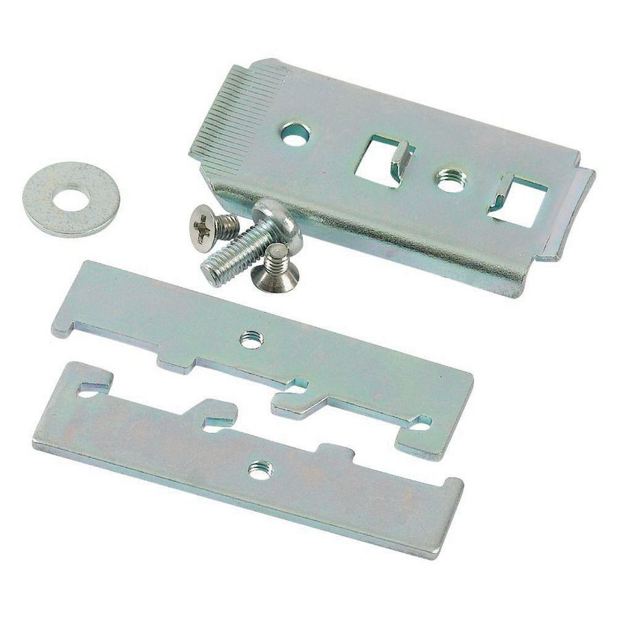 DIN-railbevestiging NH00 montage op DIN-rail conform 50022