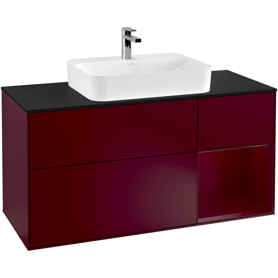 Wastafelonderkast Finion 1200x603x501mm Peony Matt Lacquer G422HBHB
