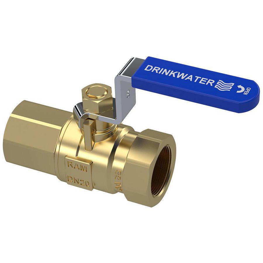 Kogelkraan s.28 3/4" bin.dr x 3/4" bin.dr DN20 VVE=36