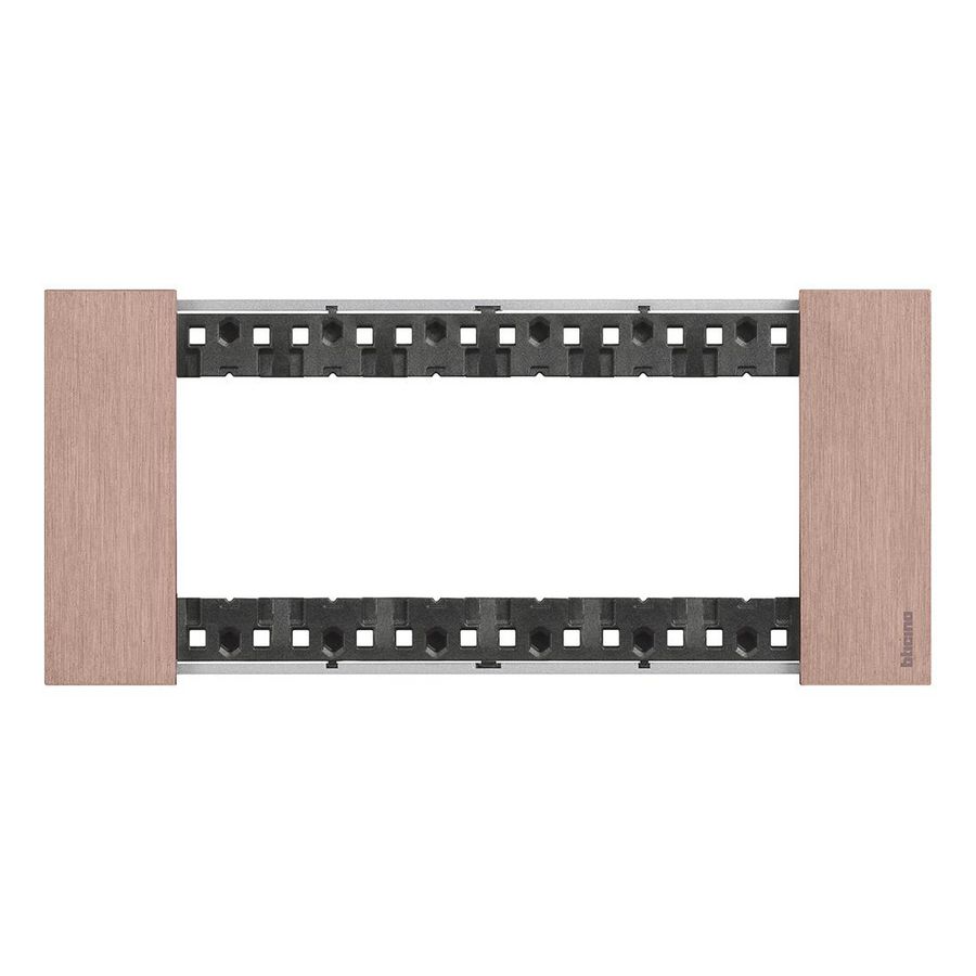 Afdekplaat 6 module copper K4706 LivingNow
