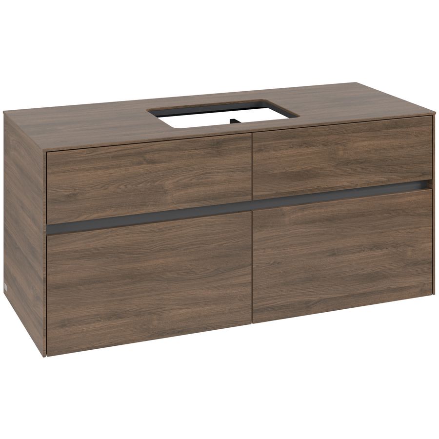 Wastafelonderkast Collaro 1200x548x500mm Ariz.Oak C11200VH