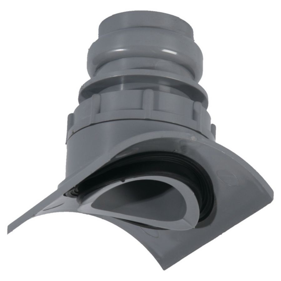 PVC klemaanboorzadel 125x50mm gat 57mm