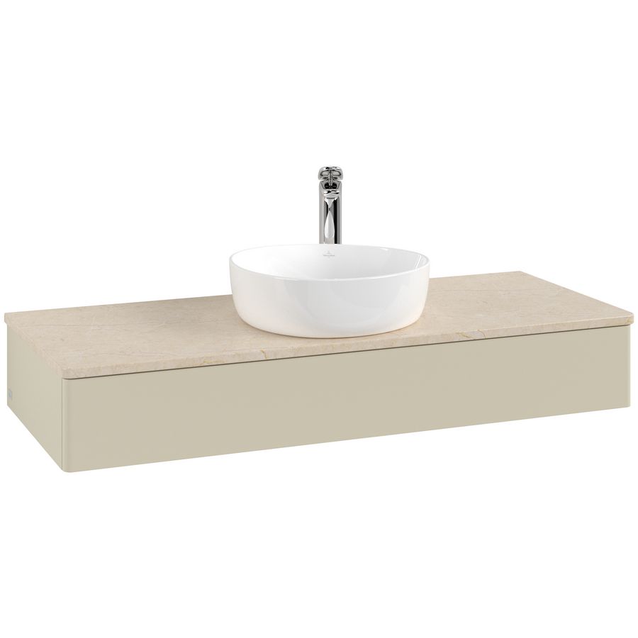 Wastafelonderkast Antao 1200x190x500mm S.Grey Matt Lacquer K10053HJ