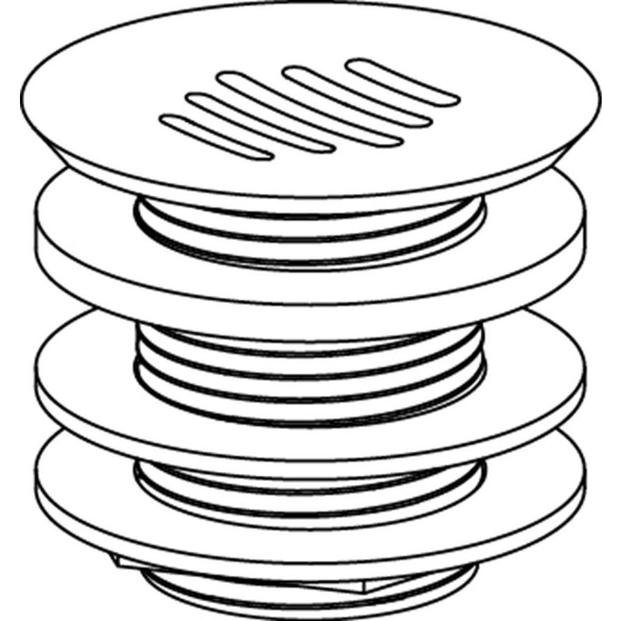 Afvoergarnituur met sleufrooster 50mm