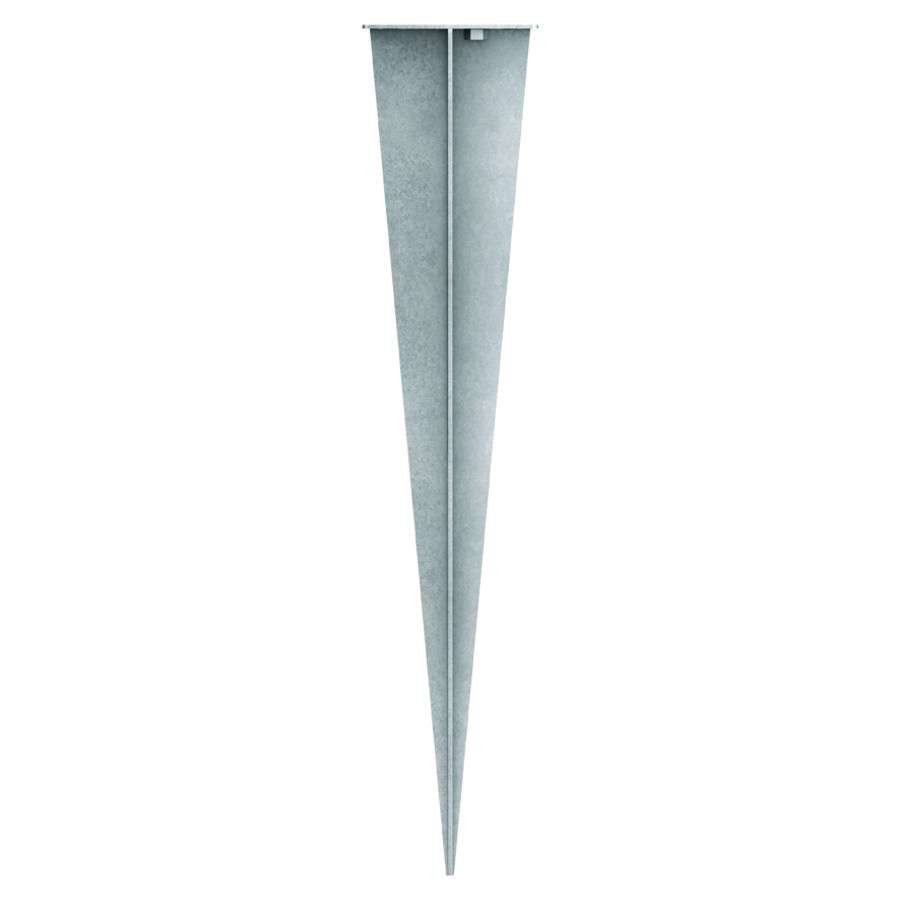 Aardpen LED-staande buitenlamp theLeda D verzinkt