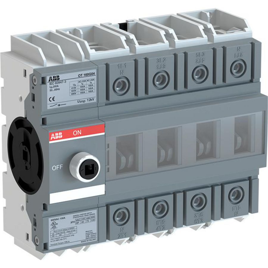 Lastscheider 4P 160 A geen bediening 1SCA135135R1001