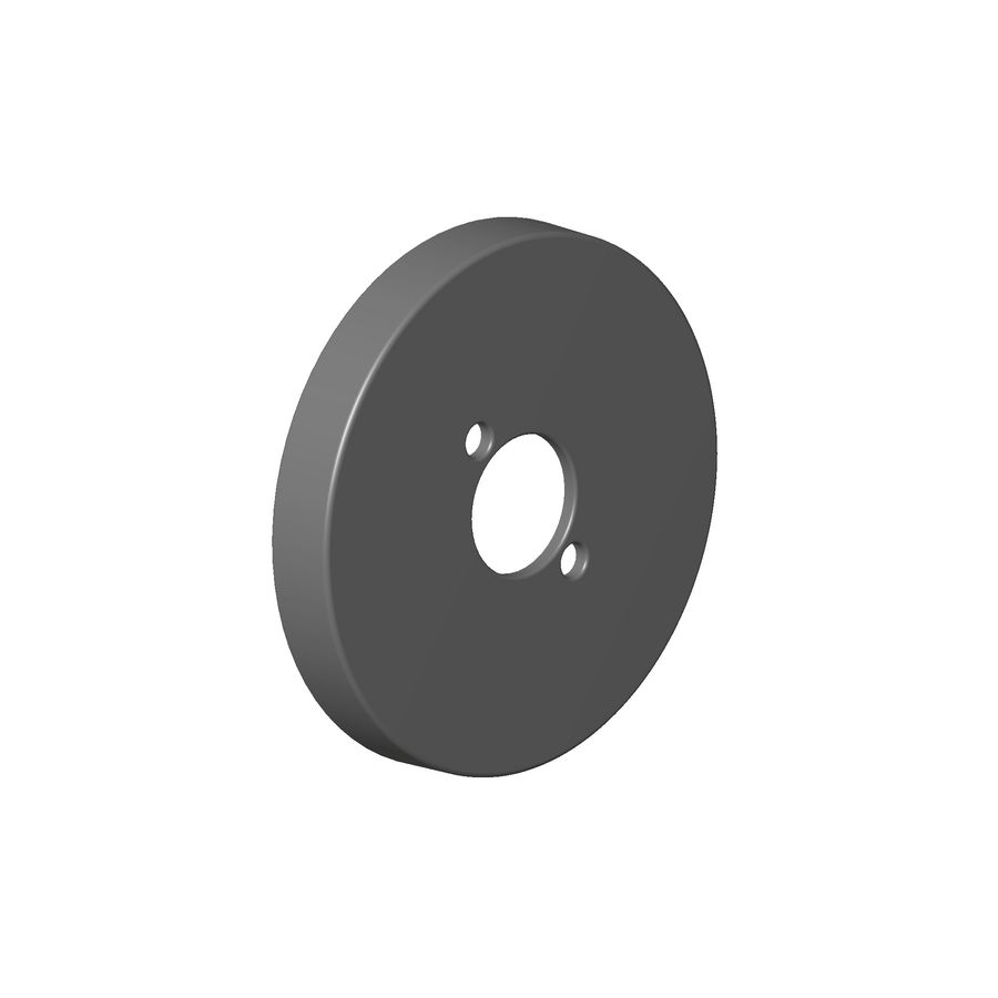 Rozet rond 70X70X50mm-CH