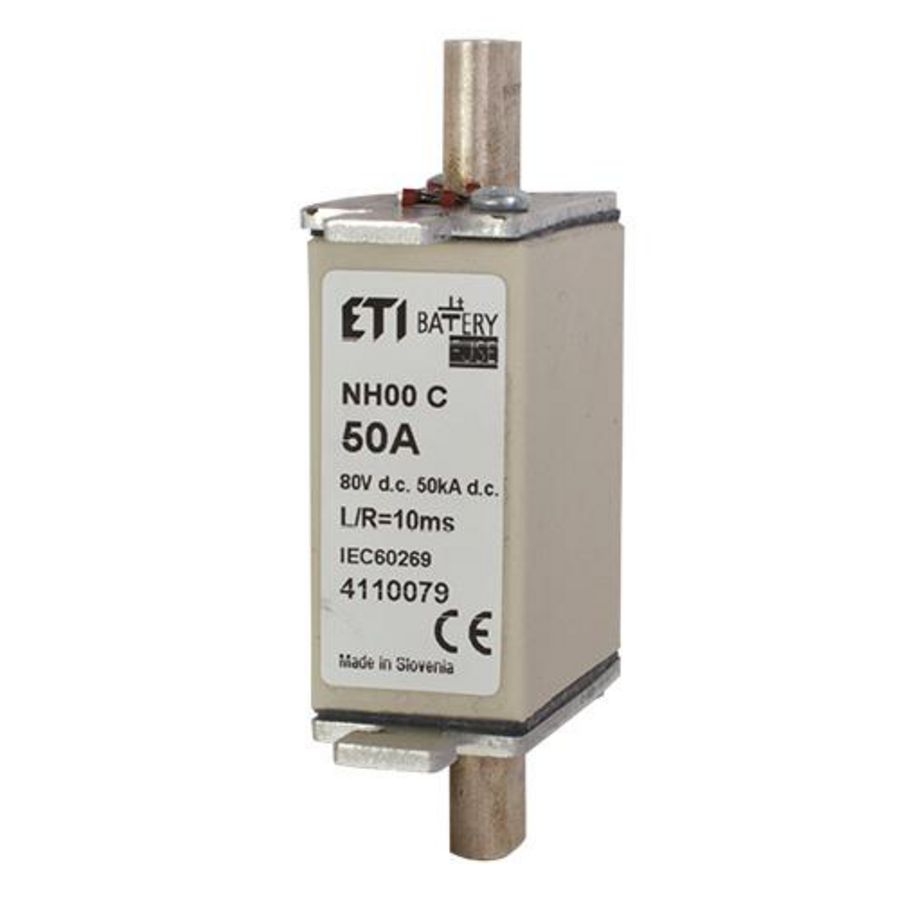Zekering NH000 gBat 50A/80V DC 4110079 VVE=3