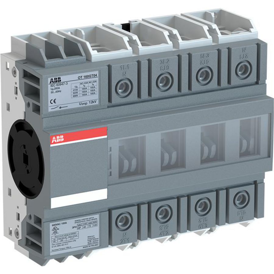 Lastscheider 4P 160A montage excl. bediening 1SCA135137R1001