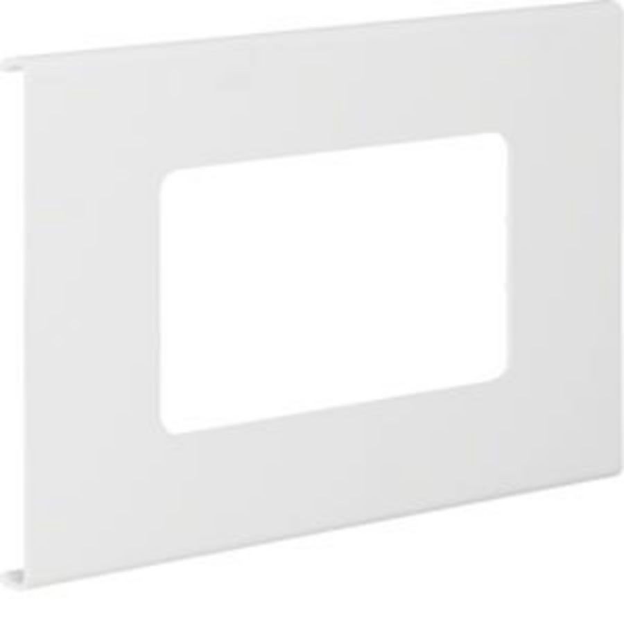 Afdekplaat voor goot 2-voudig FB 150mm breed verkeerswit