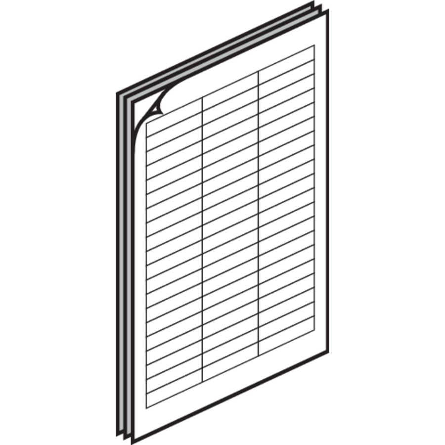 Labelpapier VVE=100