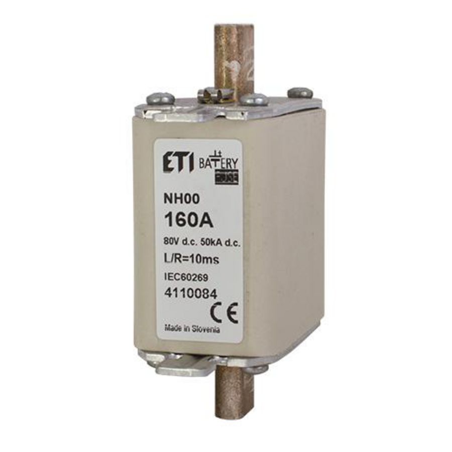 Zekering NH00 gBat 63A/80V DC 4110080 VVE=3