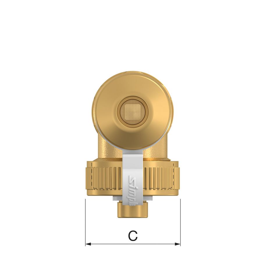 Aftapper Standaard draaibaar G3/8 Simplex VVE=10