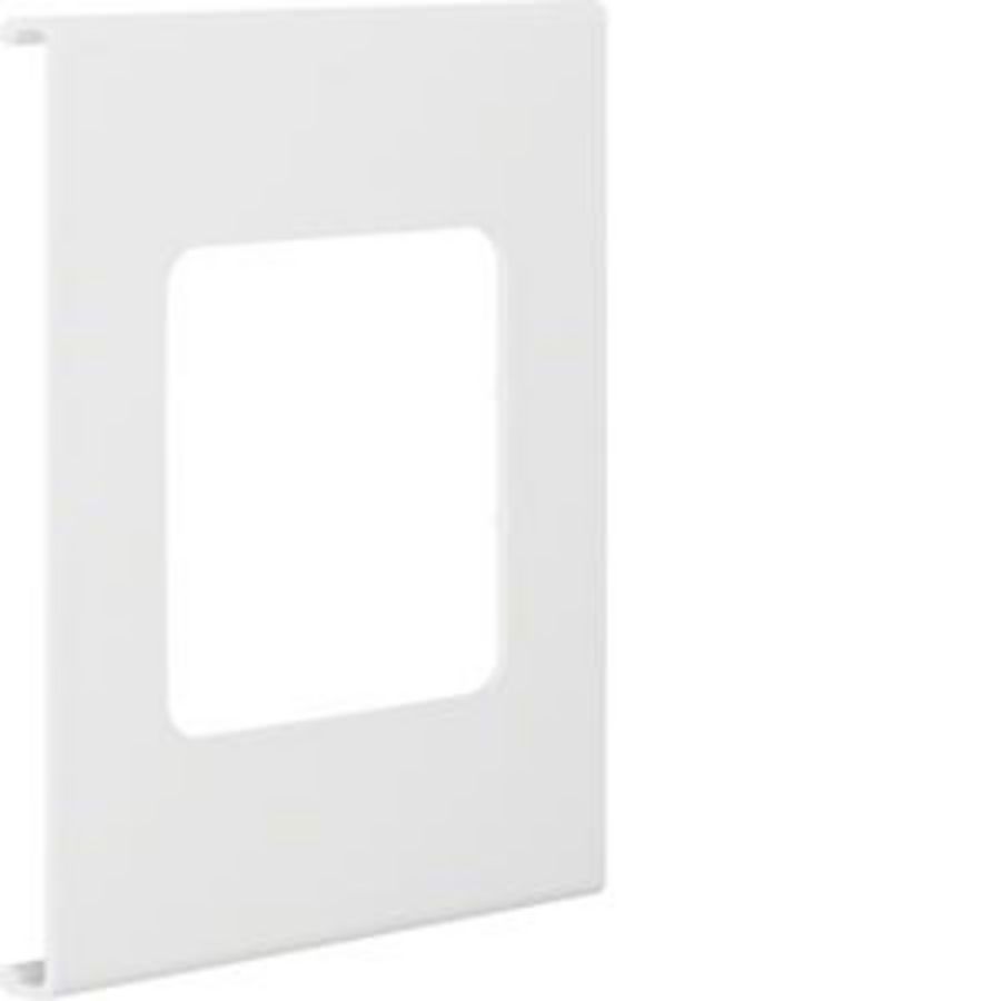 Afdekplaat voor goot 1-voudig FB 150mm breed verkeerswit