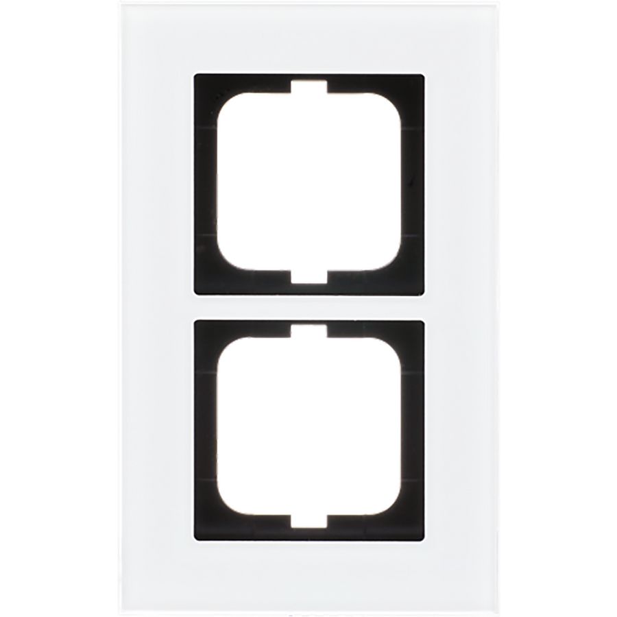 Afdekraam 2v s-witglas