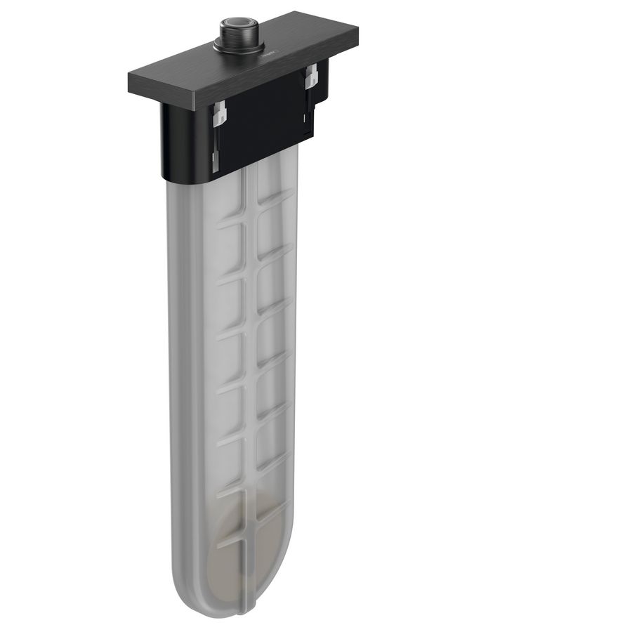 Afbouwdeel sBox Square randmontage 28010340 brushed black chrome