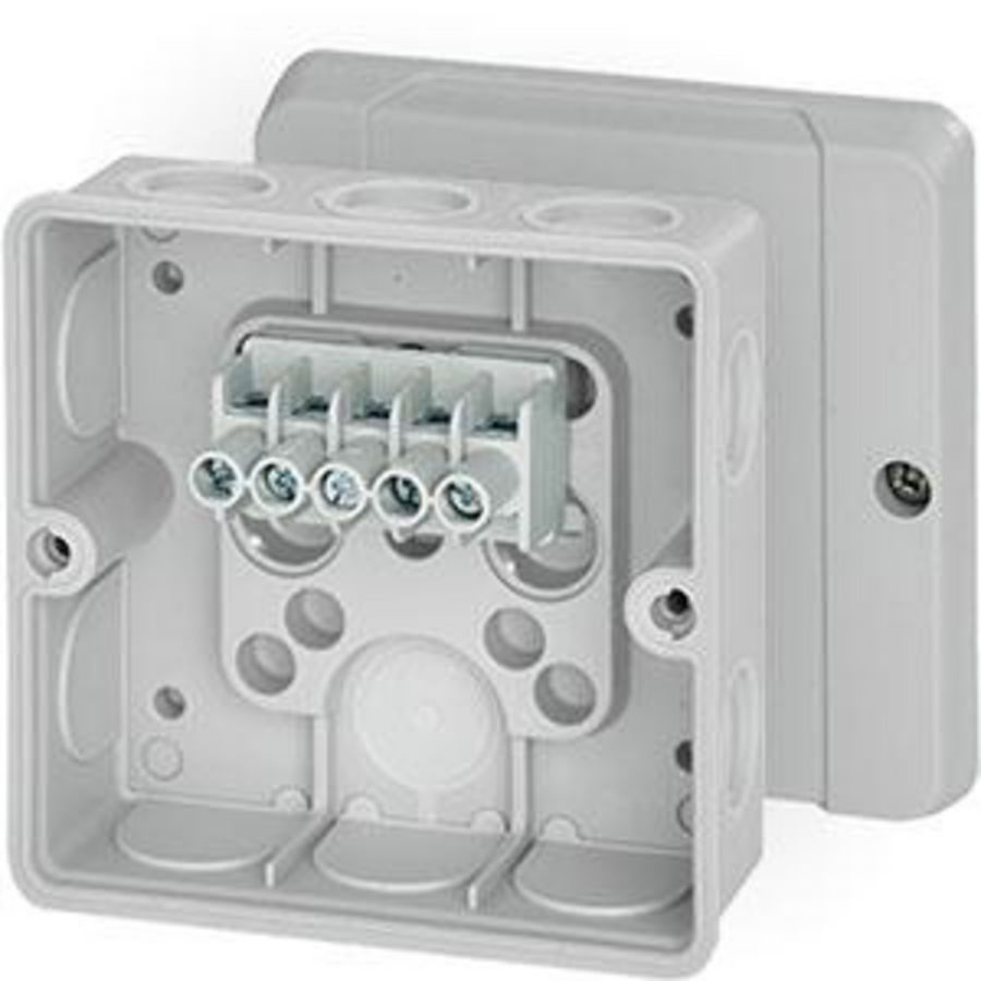 Kabeldoos IP55 1,5-4 mm2 5 polig Grijs VVE=5