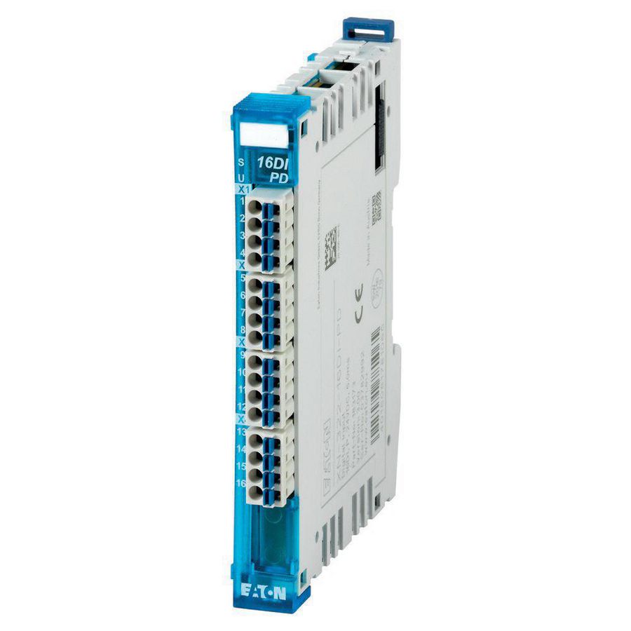 Digitaal 16 DI 24VDC 3,7 mA EN61131-2 type 1filter 0,5 ms.