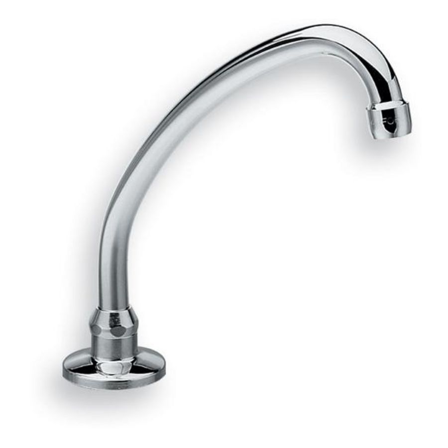 Wastafeluitloop diam.18mm draaibaar met perlator aanslu