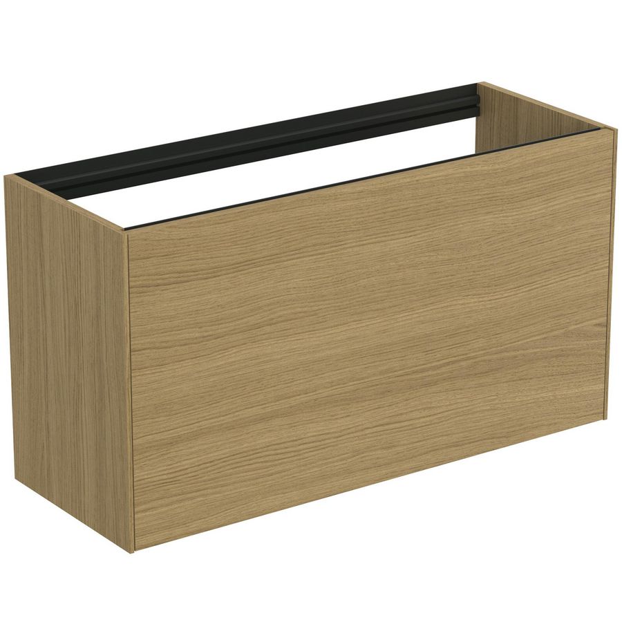 Conca wastafelmeubel 100x37x55cm 1 lade zonder afdekblad light oak