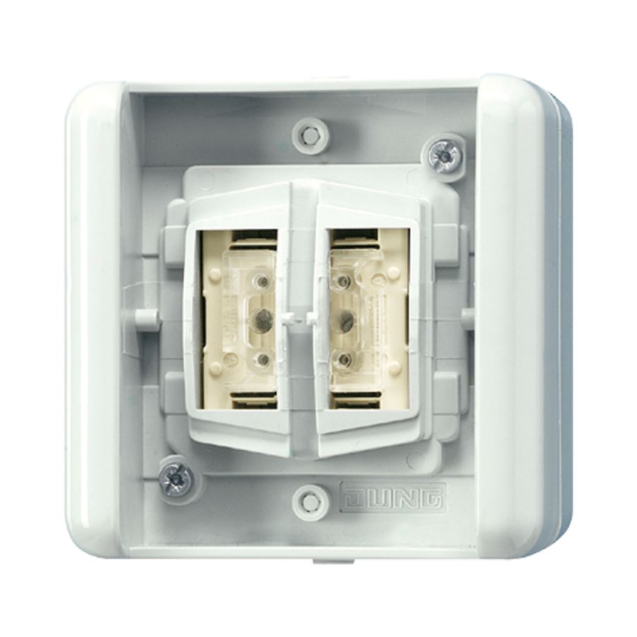 Taster BA 2-voudig WG800 middenstand KNX